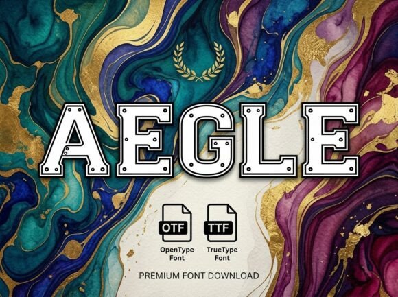 Aegle: Forging a Legacy of Strength Through Typography