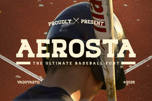 Aerosta: A Bold Typeface for Athletic Branding and High-Impact Design