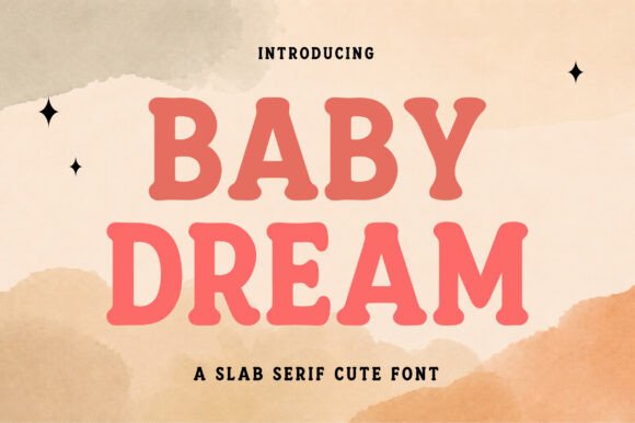 Baby Dream: A Sweet Typeface for Playful Designs