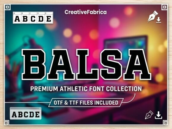 Balsa: The Ultimate Display Typeface for Athletic Branding