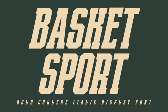 Basket Sport Italic: A Bold Choice for Sports-Themed Design