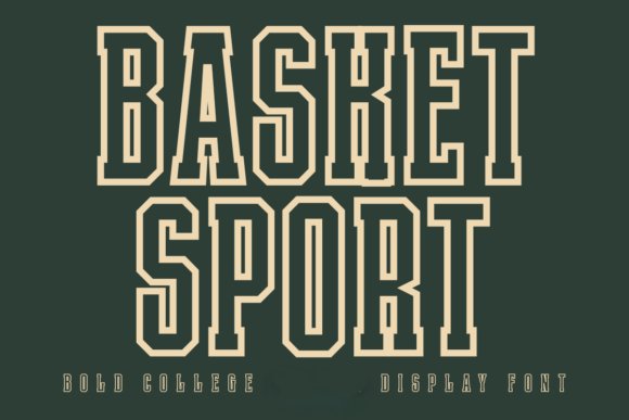 Basket Sport: The Ultimate College-Style Font for Sports and Design