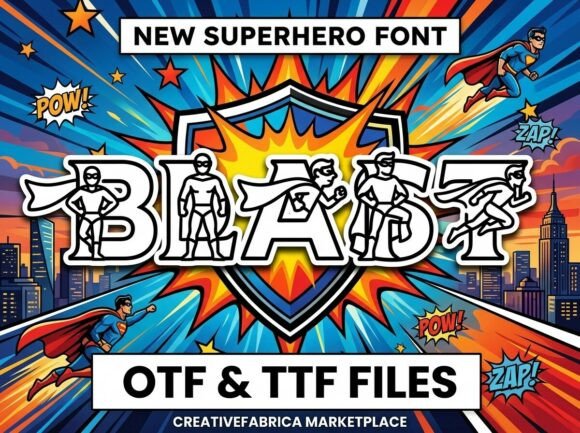 Blast: Heroic Typography for High-Octane Projects
