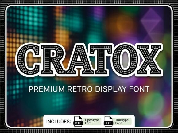 Cratox: A Digital Nostalgia in Type
