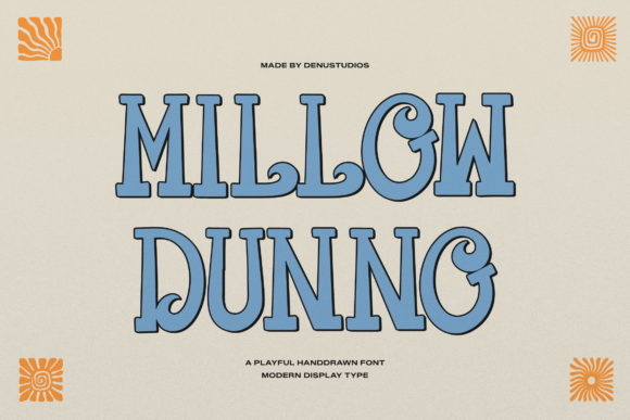 Discover Millow Dunno: A Retro-Coastal Typeface for Modern Creativity