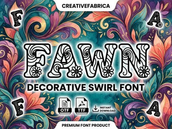 Fawn: A Psychedelic Typeface for Creative Expression