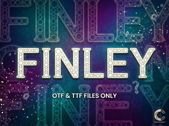 Finley: A Bold, Geometric Display Font for Modern Design