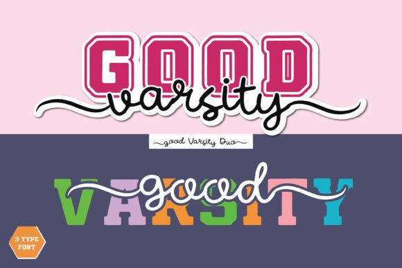 Good Varsity Duo: A Stylish Font Pairing