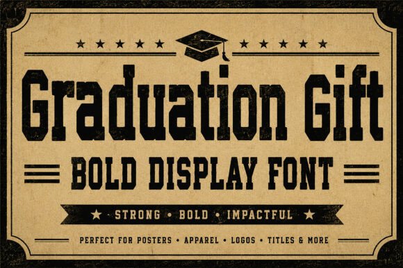 Graduation Gift: A Font of Academic Elegance