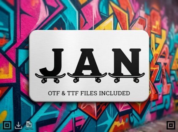 Jan: The Ultimate Font for Skate Culture and Urban Expression