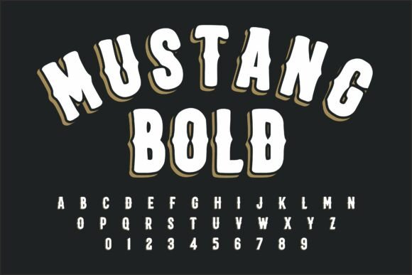 Mustang Bold: A Vintage Font with Western Charm