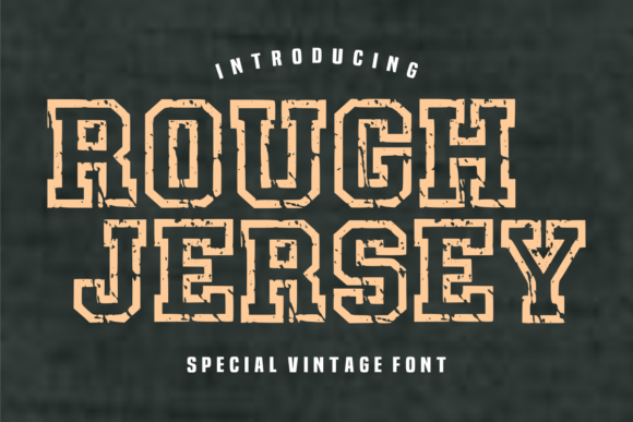 Rough Jersey: Bold, Vintage Style for Any Project