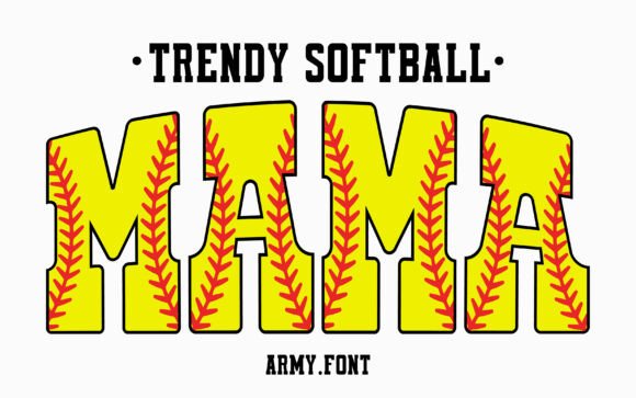 Step Up to the Plate with Trendy Softball: A High-Energy Typeface for Modern Branding