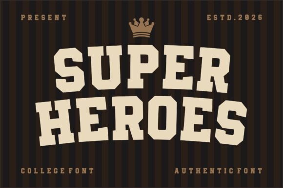 Super Heroes Font: Bold, Vintage, and Heroic