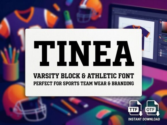 Tinea: A Heroic Typeface for High-Impact Design