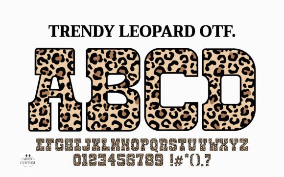 Trendy Leopard: Wild Style for Modern Design