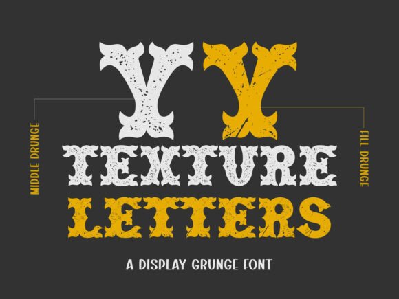 YY Texture Letters: Embrace the Rugged Charm of the Frontier